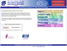 Tablet Screenshot of gwilliamesinsurance.com